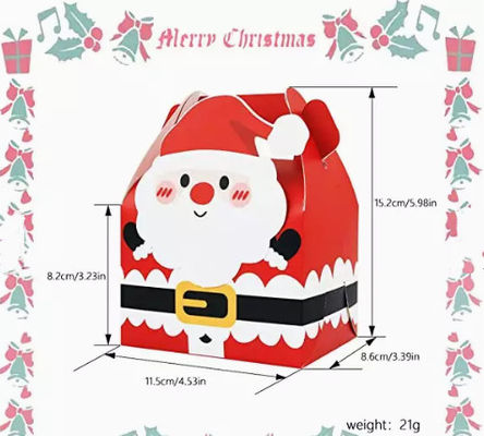 Van het Kerstmiskarton van de gravuredruk de Giftdozen 12*10cm Doos van het Kerstmisornament